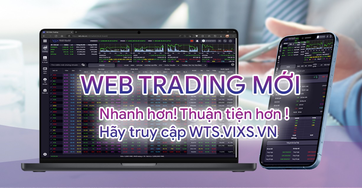 Chính thức giới thiệu phiên bản VIX Web Trading 2.0 hoàn toàn mới ...