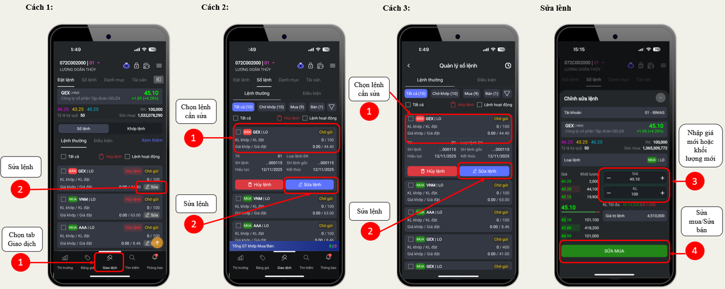 Hướng dẫn Mobile trading