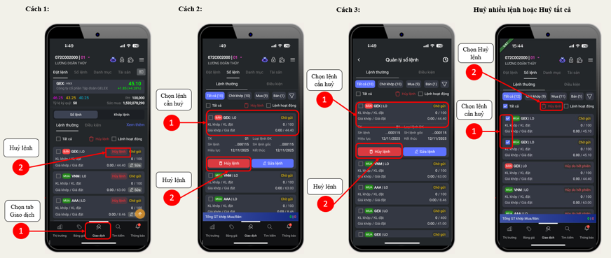 Hướng dẫn Mobile trading