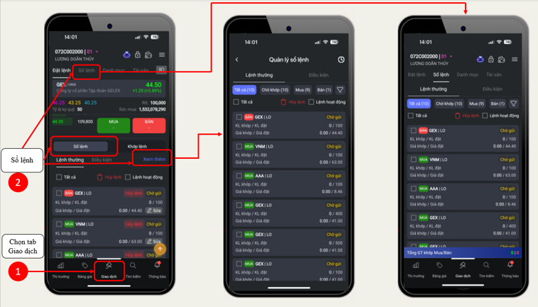 Hướng dẫn Mobile trading
