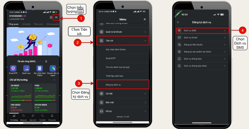 Hướng dẫn Mobile trading