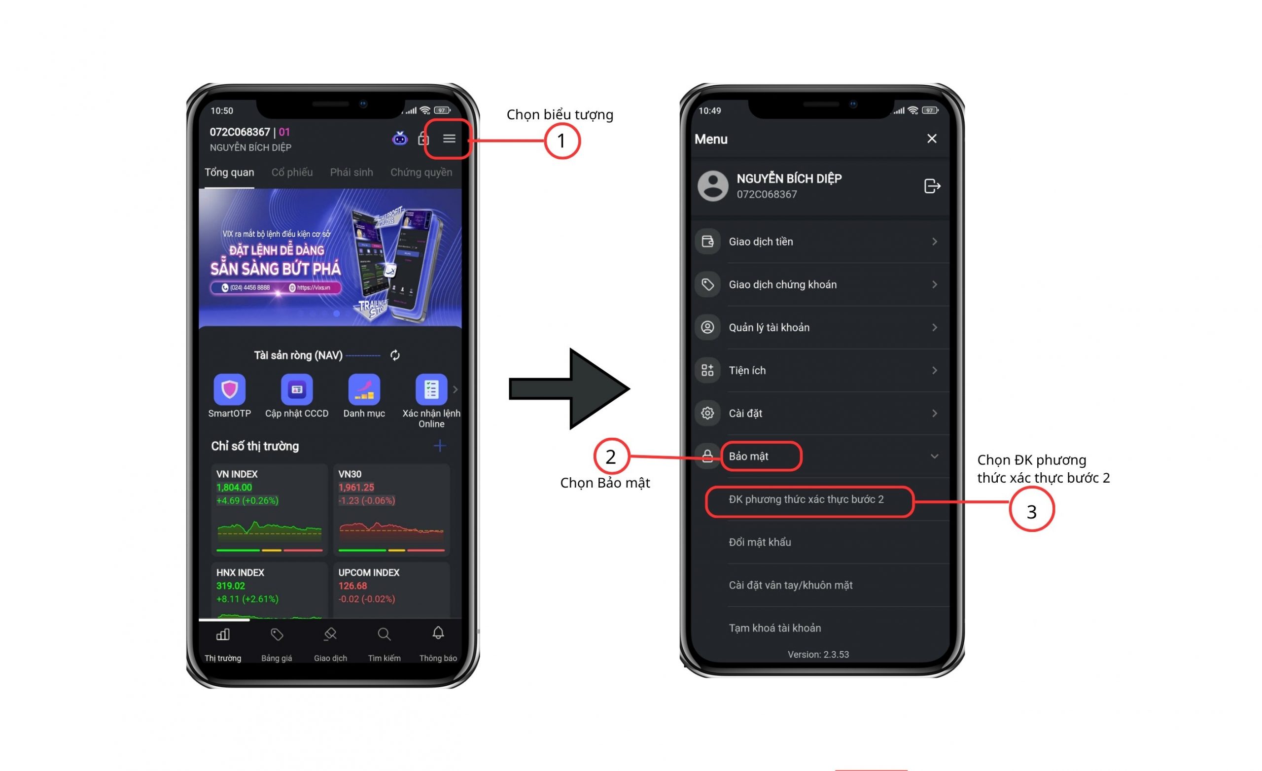 Hướng dẫn Mobile trading