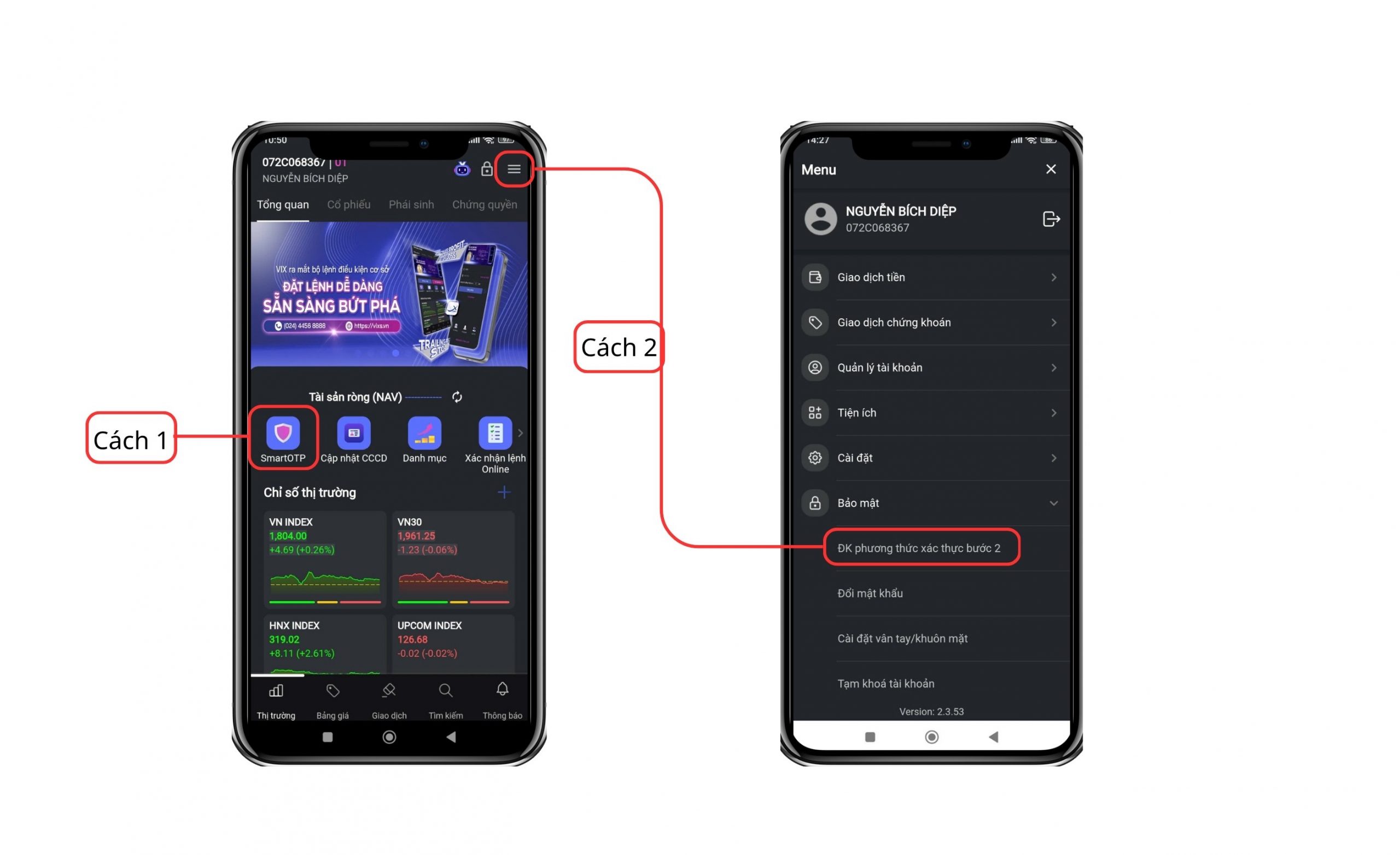 Hướng dẫn Mobile trading