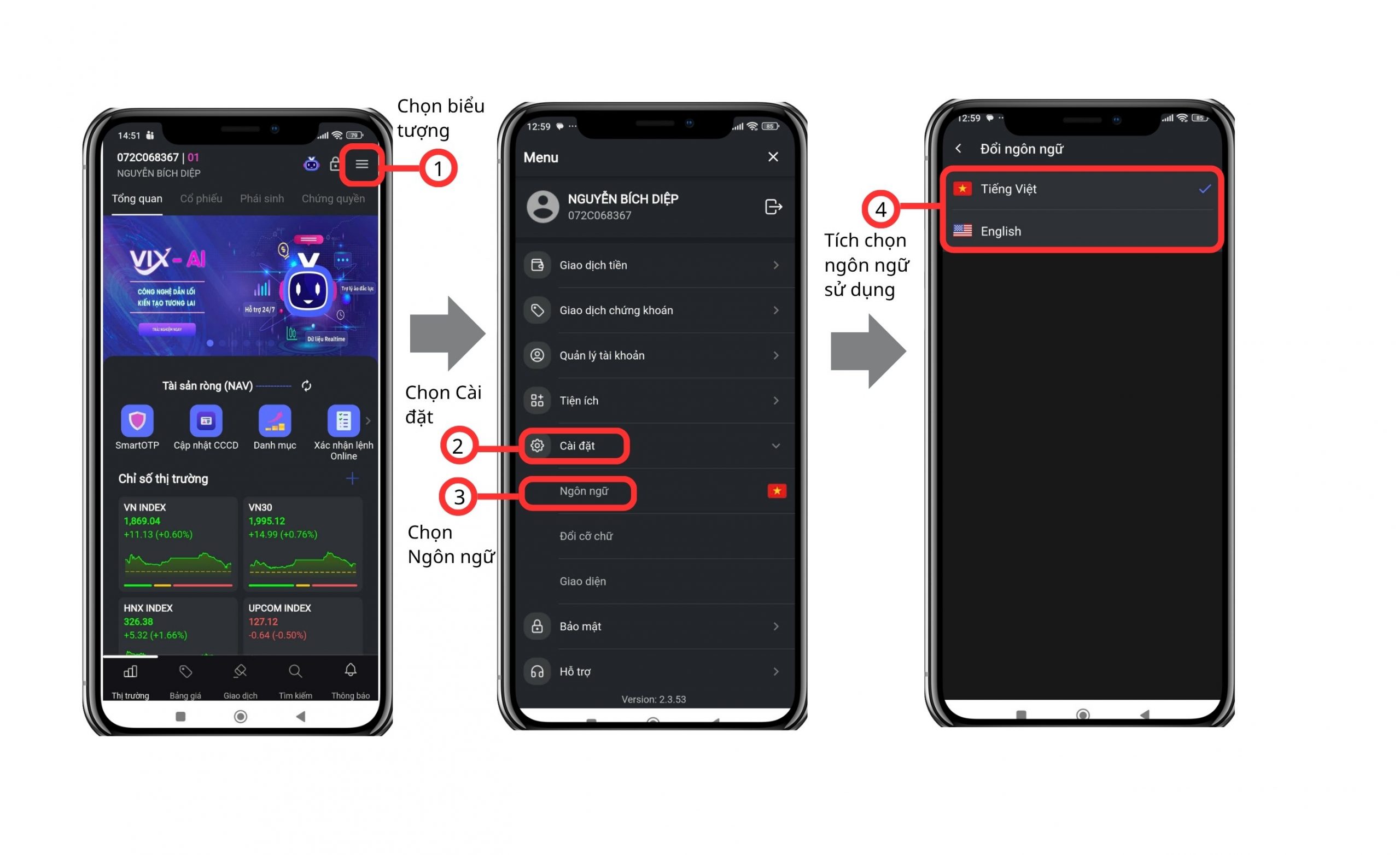 Hướng dẫn Mobile trading